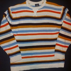 AVIREX CREW-NECK SWEATER STRIPED 3XL multicolor